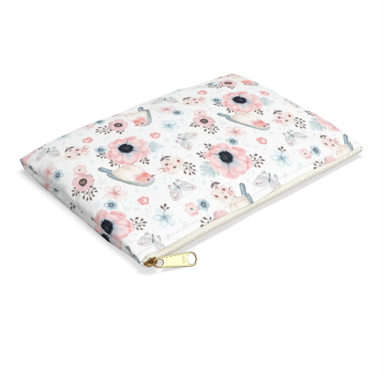 Red Robins, Butterflies & Flowers Accessories Pouch