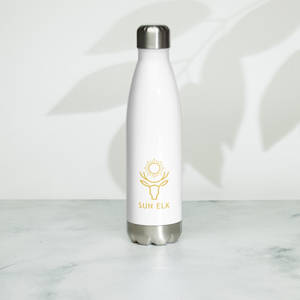 Sun Elk Stainless Steel Water Bottle, 17oz