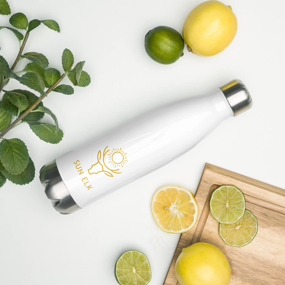 Sun Elk Stainless Steel Water Bottle, 17oz