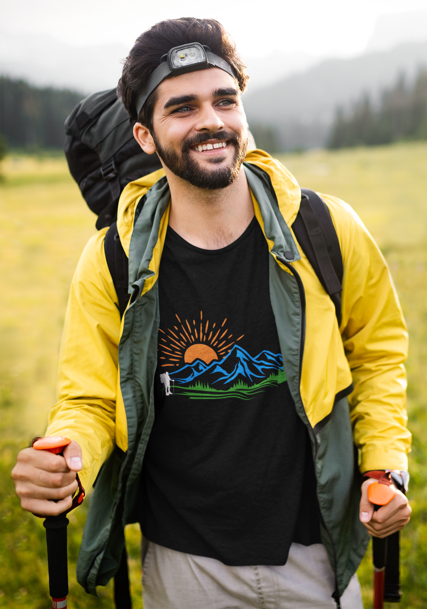 Mountain Hiking Softstyle T-Shirt