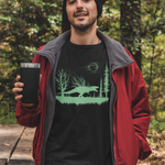 T-Rex Dinosaur & Forest Softstyle T-Shirt