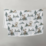 Christmas Reindeer Throw Blanket