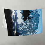 Moose & Mountains Throw Blanket