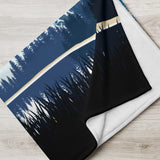 Moose & Mountains Throw Blanket