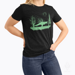 T-Rex Dinosaur & Forest Softstyle T-Shirt