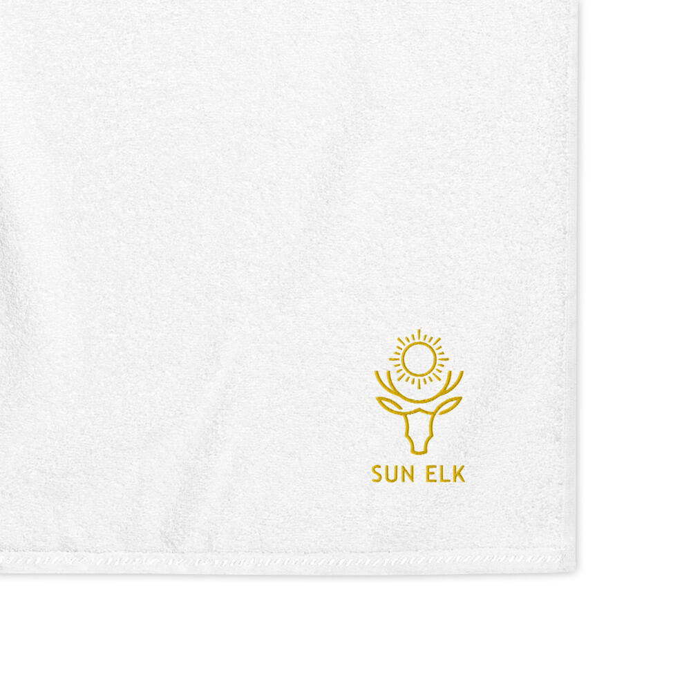 Sun Elk Embroidered Turkish Bath Towels