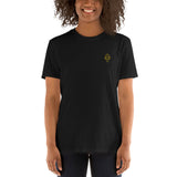 Sun Elk Embroidered Softstyle T-Shirt