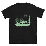 T-Rex Dinosaur & Forest Softstyle T-Shirt