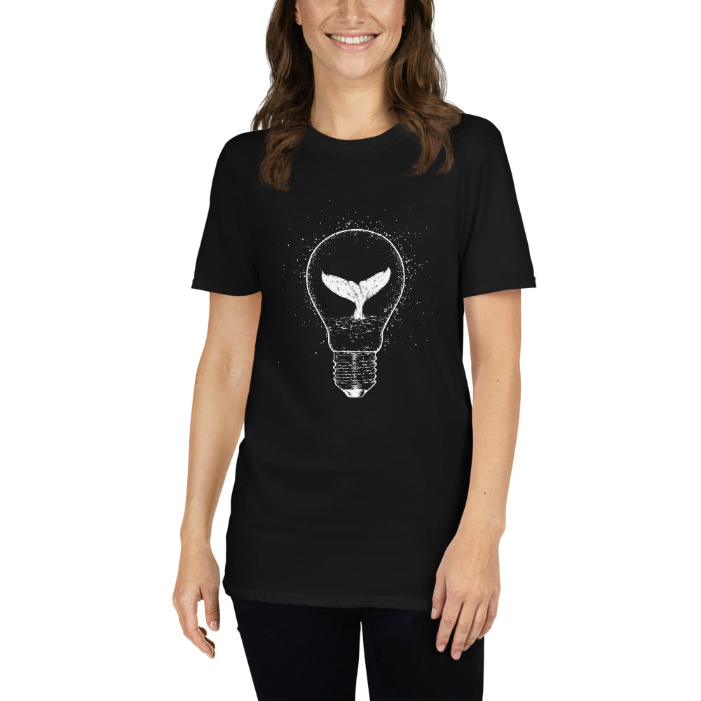 Whale Lightbulb Softstyle T-Shirt