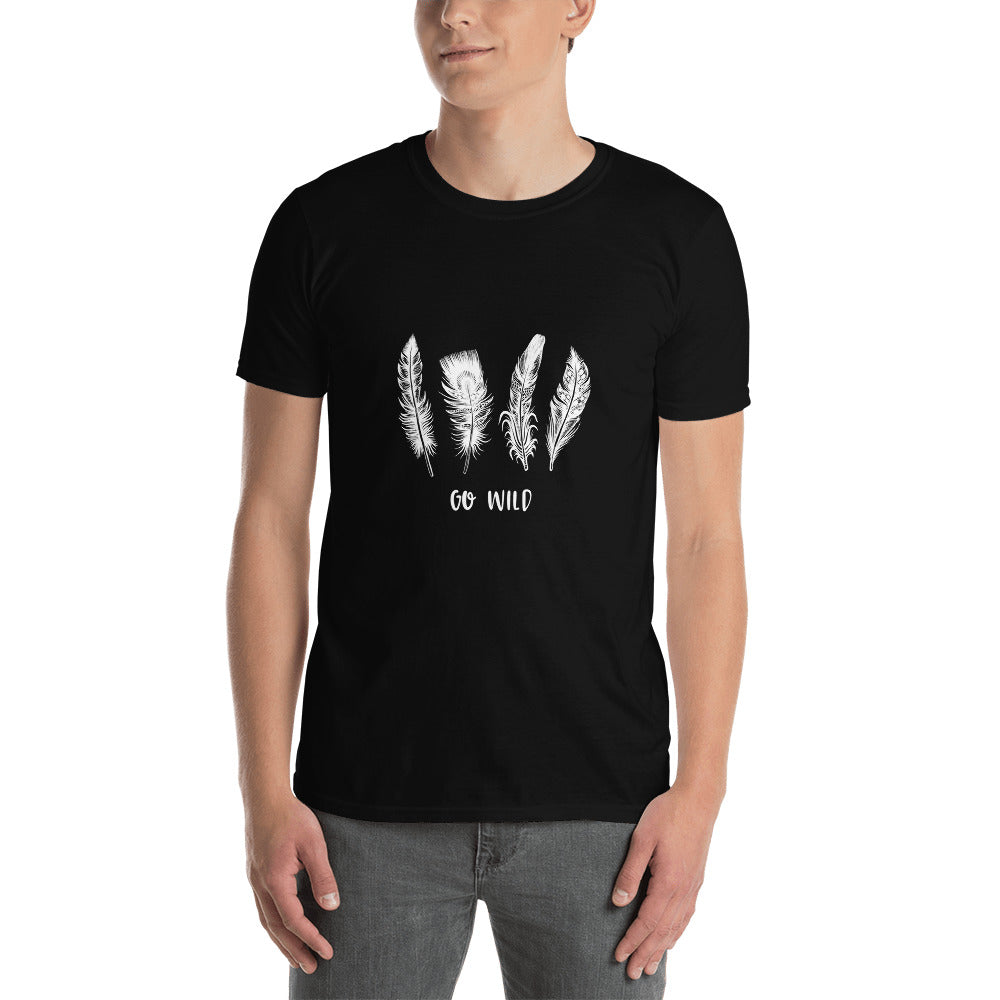 Go Wild Bird Feathers Softstyle T-Shirt