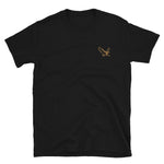 Flying Golden Eagle Embroidered Softstyle T-Shirt