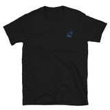 Cute Whale Embroidered Softstyle T-Shirt