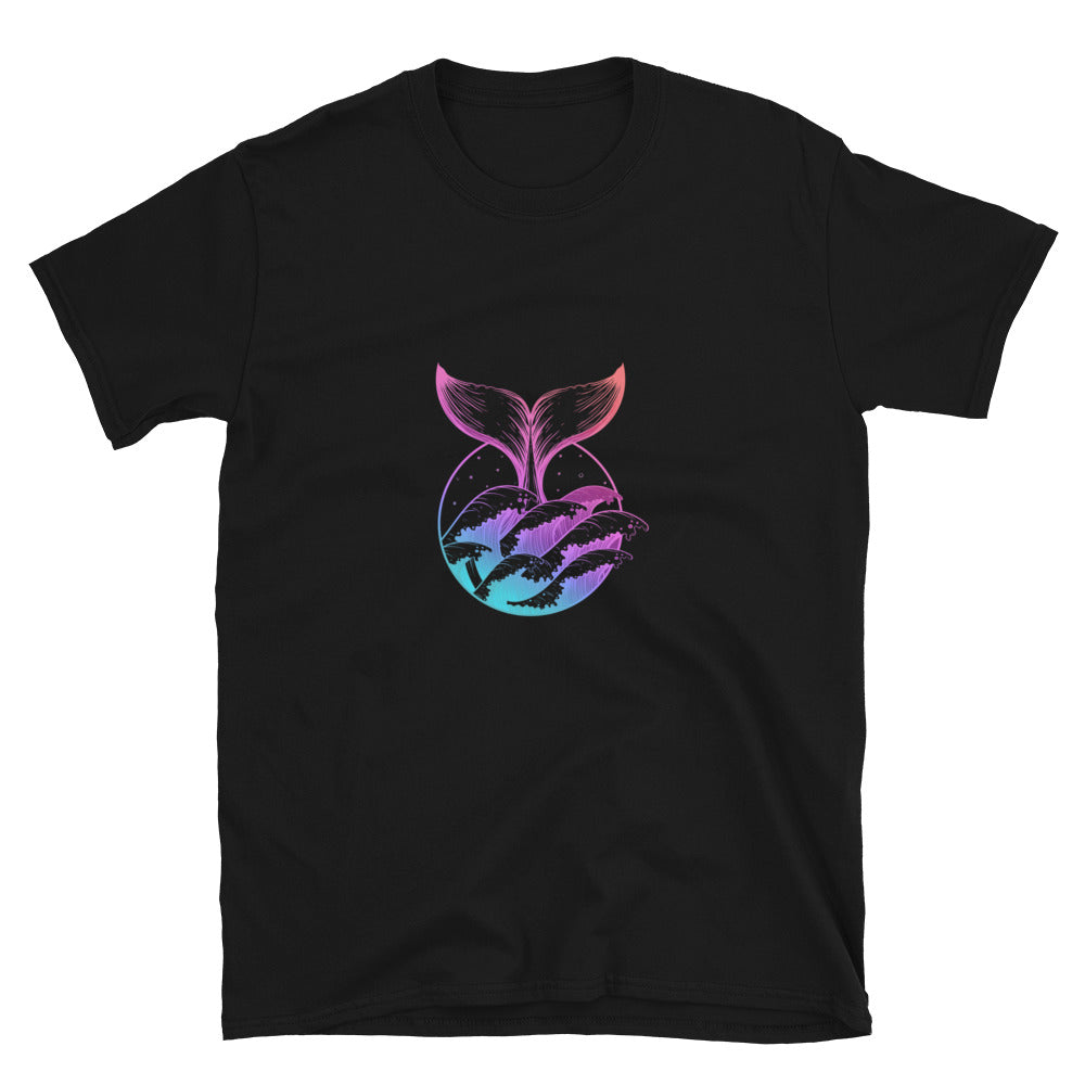 Psychedelic Whale Softstyle Softstyle T-Shirt