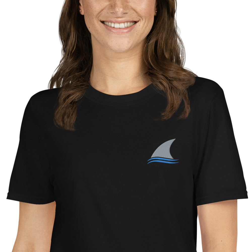 Shark Fin Embroidered Softstyle T-Shirt