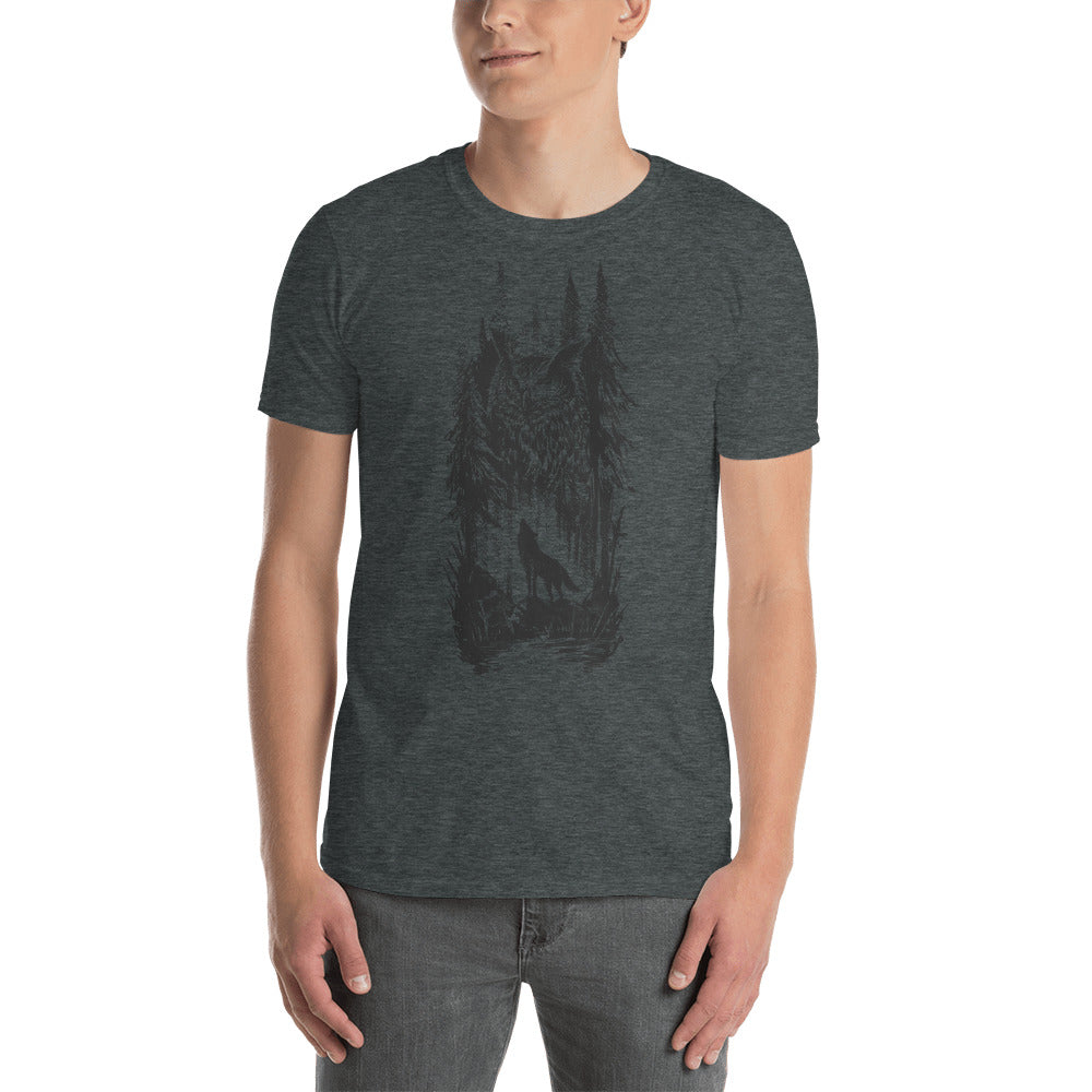 Long-Eared Owl & Howling Wolf Softstyle T-Shirt