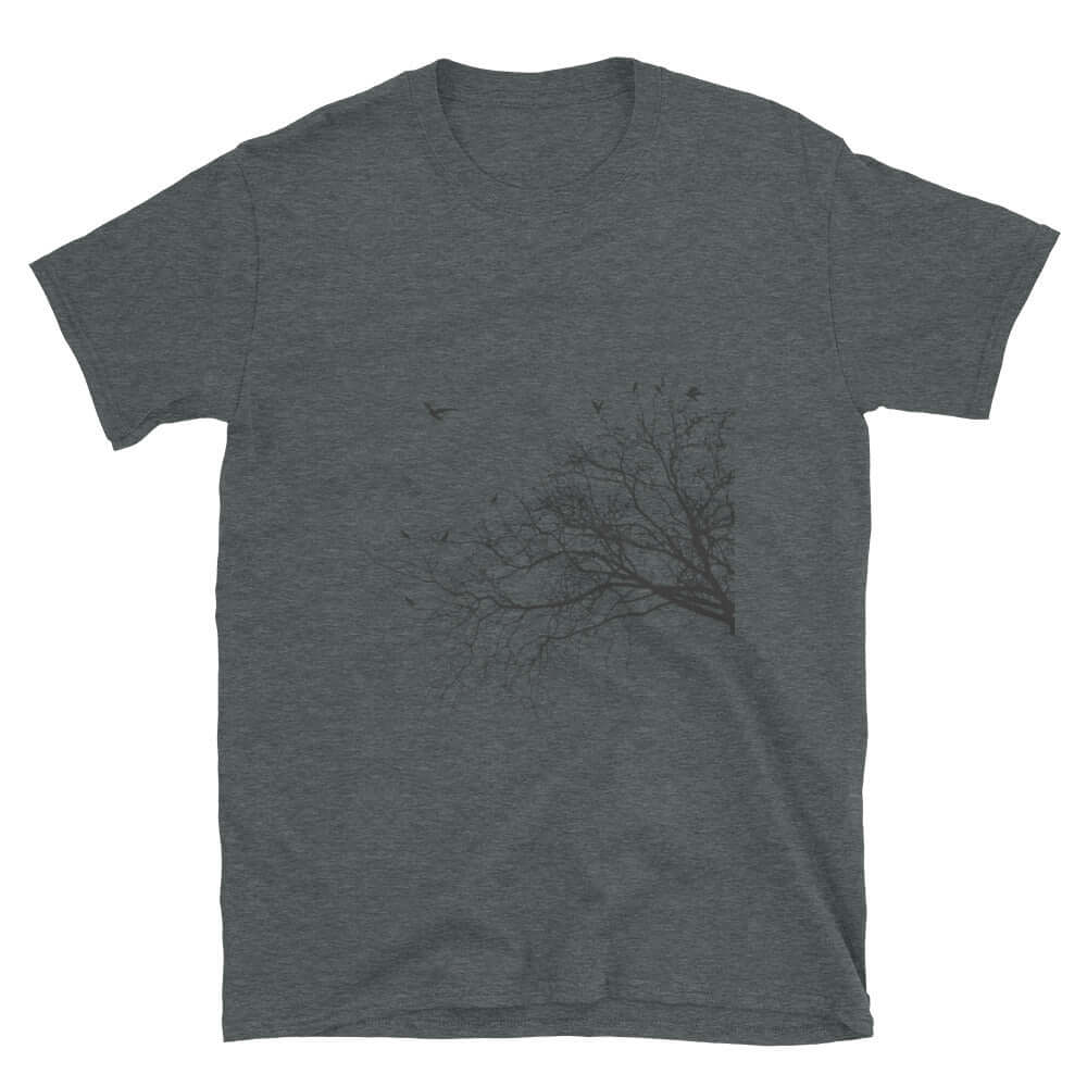 Birds & Wispy Tree Nature Softstyle T-Shirt