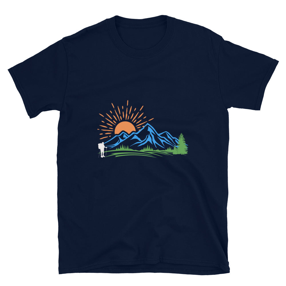 Mountain Hiking Softstyle T-Shirt