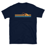 Retro Mountains & Sun Softstyle Softstyle T-Shirt