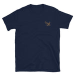 Flying Golden Eagle Embroidered Softstyle T-Shirt