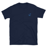 Cute Whale Embroidered Softstyle T-Shirt