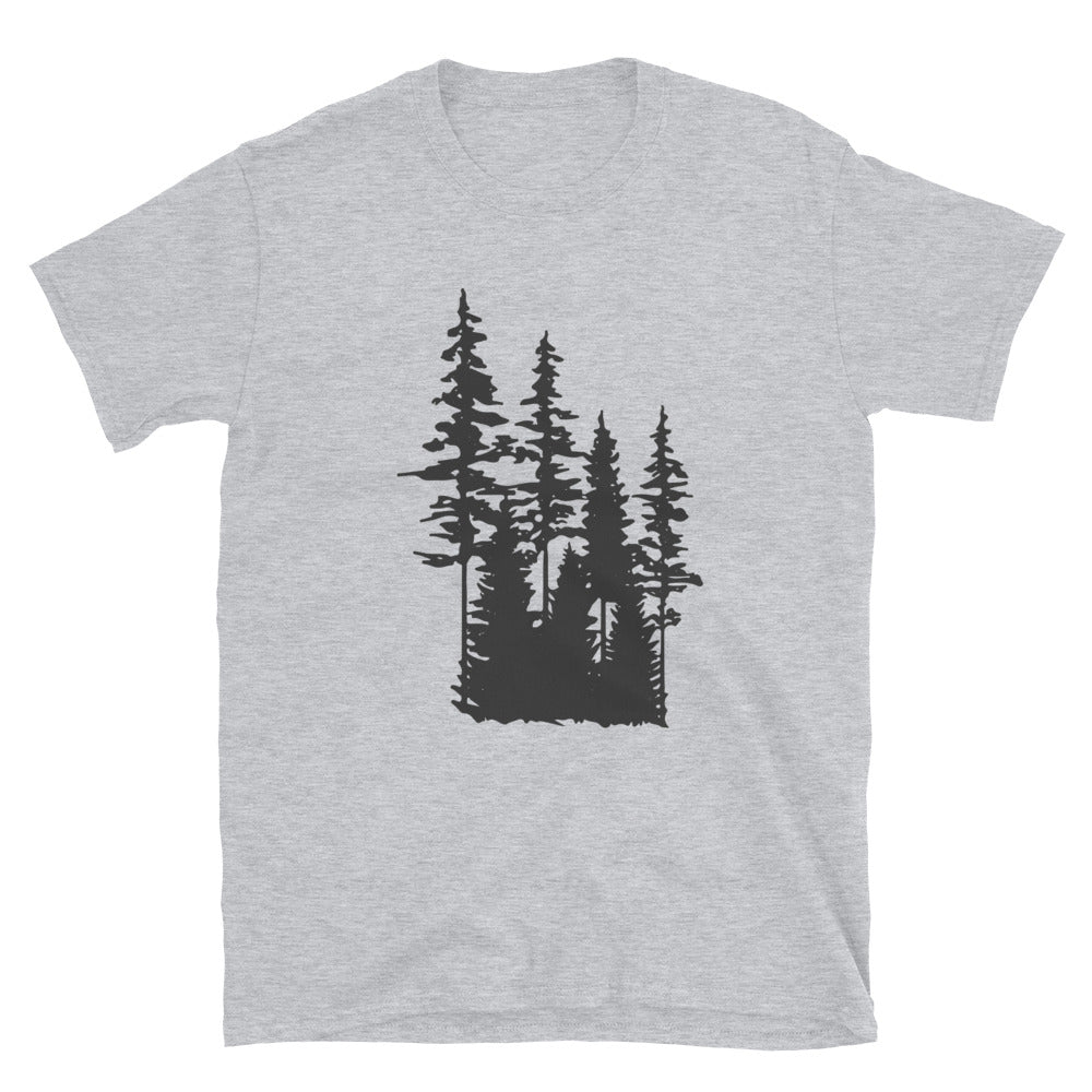 Forest & Pine Trees Softstyle Softstyle T-Shirt