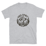 Free Spirit Elk & Mountains Softstyle T-Shirt