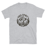 Free Spirit Elk & Mountains Softstyle T-Shirt