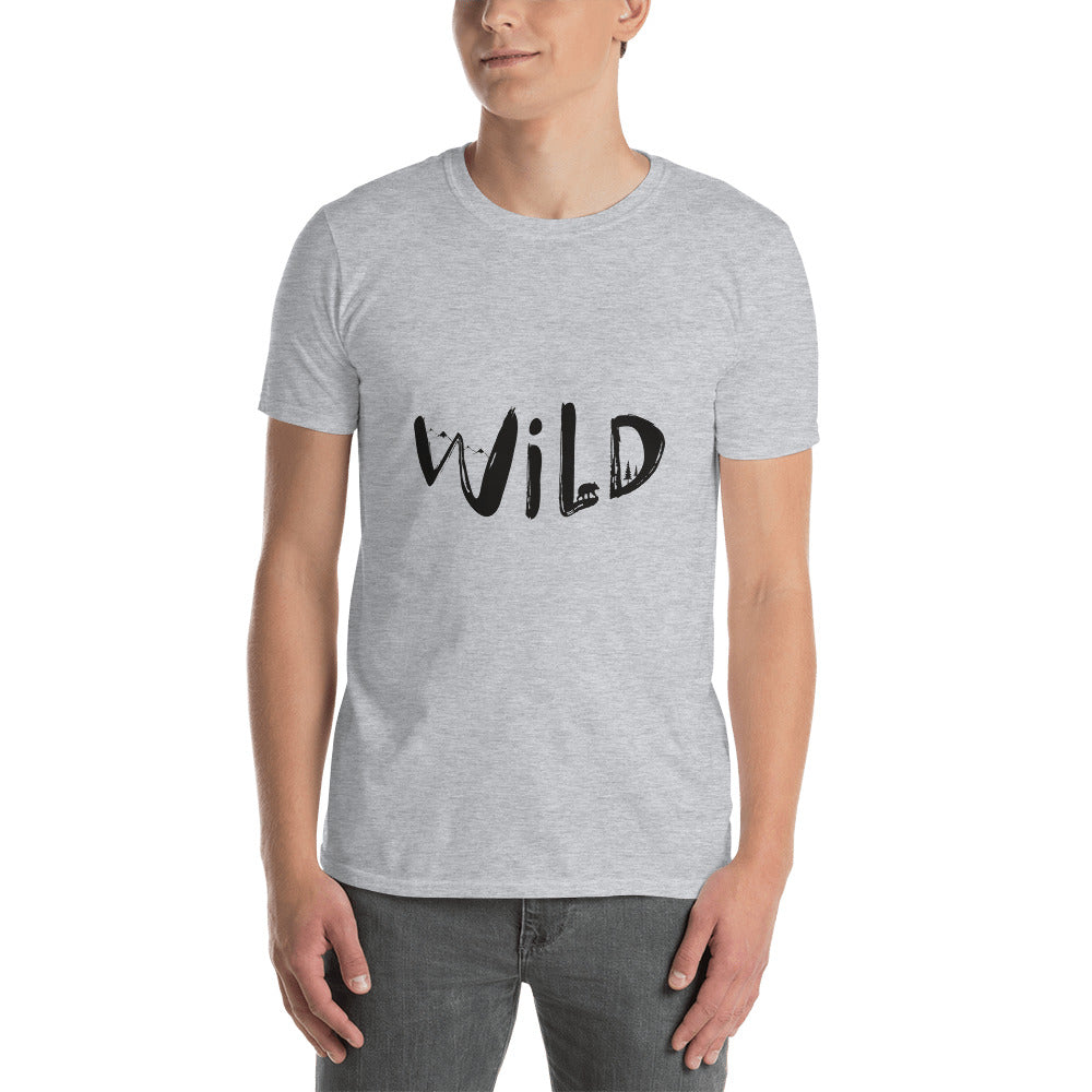 Wild Nature & Grizzly Bear Softstyle T-Shirt