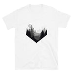 Geometric Pine Tree Forest Softstyle T-Shirt