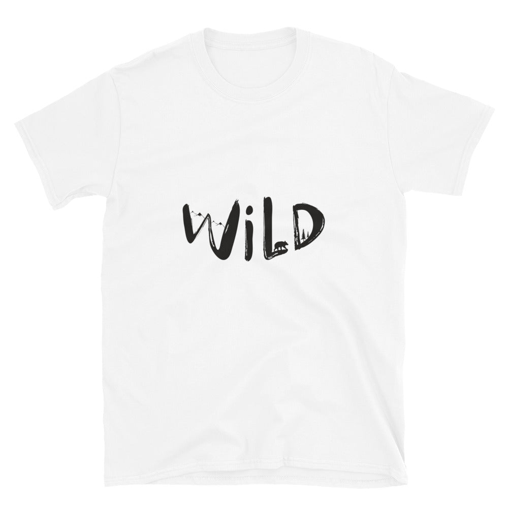 Wild Nature & Grizzly Bear Softstyle T-Shirt