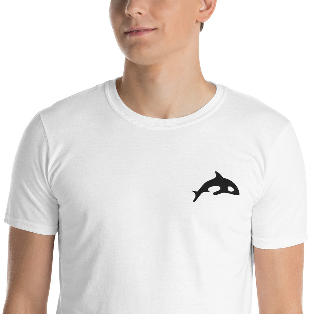 Killer Whale Embroidered Softstyle T-Shirt