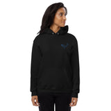 Humpback Whale Embroidered Fleece Hoodie