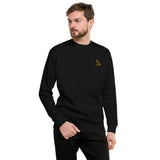 Golden Eagle Embroidered Fleece Sweater