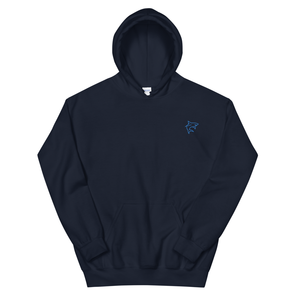 Shark Embroidered Hoodie