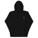 Sun Elk Embroidered Women's Hoodie