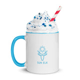 Sun Elk Blue Mug, 11oz