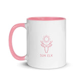 Sun Elk Pink Mug, 11oz