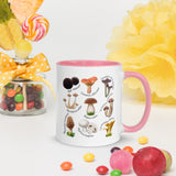 Mushrooms & Fungi Colored Coffee Mugs, 11oz