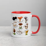 Mushrooms & Fungi Colored Coffee Mugs, 11oz