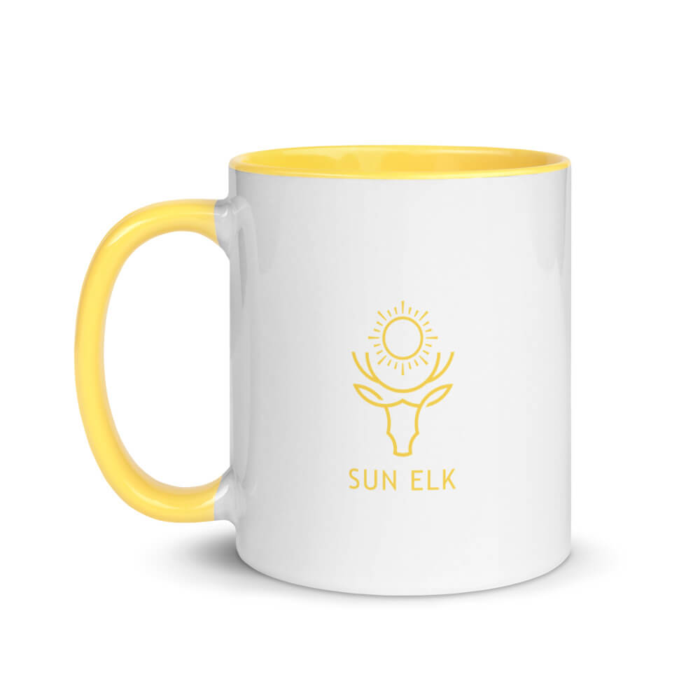 Sun Elk Yellow Mug, 11oz